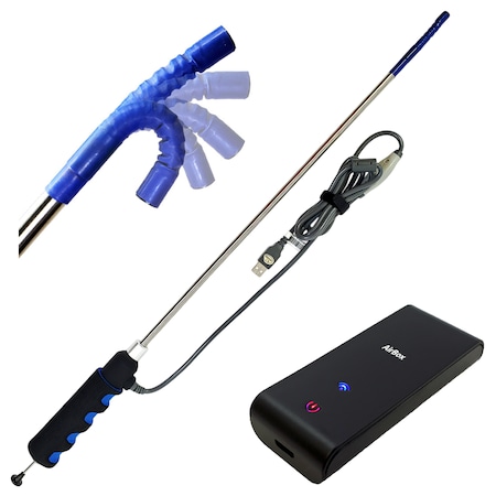 Vividia Articulating Borescope, 8.5mm 16.5 L, 180 Degree Bending, WiFi Box for iOS VA 400 W